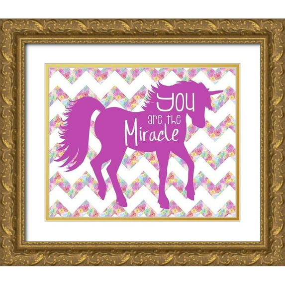 Murdock, Ramona 32x26 Gold Ornate Wood Framed with Double Matting Museum Art Print Titled - You Are the Miracle