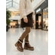 thumbnail image 3 of Botin Chelsea Para Niña Wildcat® Color Tan Tejido Calientita beige 18.5, 3 of 8