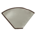 thumbnail image 1 of Stainless Steel Coffee Filter Reusable Coffee Cone Dripper Pour Over Coffee Filter Coffee Making Filter, 1 of 8