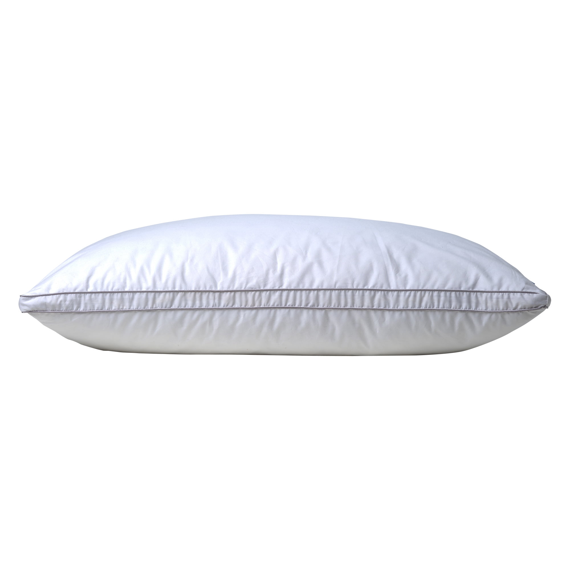Melissa Linen Premium Goose Down Feather Pillow for Bed, Soft & Supportive, Standard Size, White