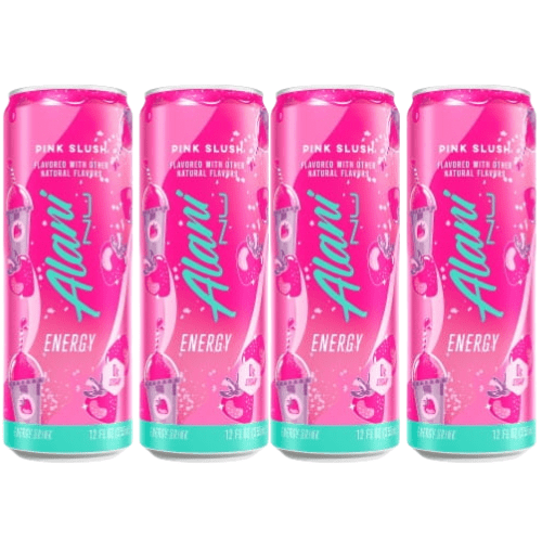 Alani Nu Zero Sugar Pink Slush Energy Drink Can 12 fl oz ( 4Pack)