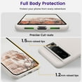 thumbnail image 4 of Designed for Pixel 8 Pro Case, [Military-Grade Drop Protection][Anti-Scratch Microfiber Lining] Silicone Slim Thin Shockproof Phone Case for Google Pixel 8 Pro 6.7 inch (Stone), 4 of 12