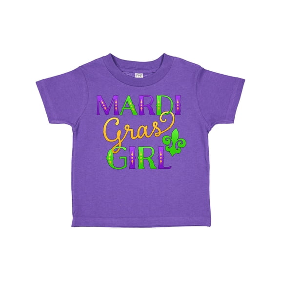 Inktastic Mardi Gras Girl Girls Toddler T-Shirt
