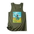 thumbnail image 2 of SMihono Hauts pour Femmes Débardeur pour Femmes Femme Impression Tournesol Col Rond Sans Manches Chemise Décontractée Tunique Débardeur Blouse Débardeurs pour Femmes Hauts d'Été pour Femmes, 2 of 4