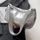 thumbnail image 4 of Bolsos cruzados para mujer Bolso informal acolchado para axilas Bolsos de mano elegantes (Plata), 4 of 8