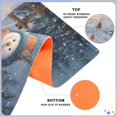 thumbnail image 4 of Cute Snowman Outside Cabin Christmas Doormats Welcome Mats Gate Pads Entryway Outdoor 32" x 20", 4 of 8