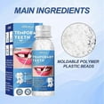 thumbnail image 5 of Resin Tooth Repair Glue Shapeable Teeth Gaps Filling Solid Temporary Teeth Repair Falseteeth Glue Safety 1/2/3pcs, 5 of 5