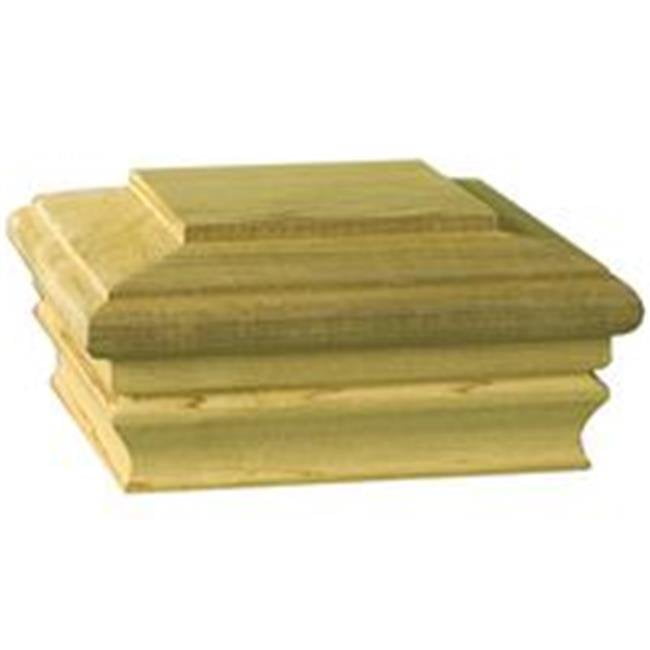 Deckorators 6 In. x 6 In. Pressure-Treated Pine Press-On Post Cap