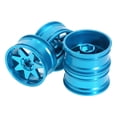 thumbnail image 2 of Bujes de ruedas para derrape, neumáticos para coches RC, conjunto de repuesto directo, accesorios para modelos RC Azul, 2 of 9