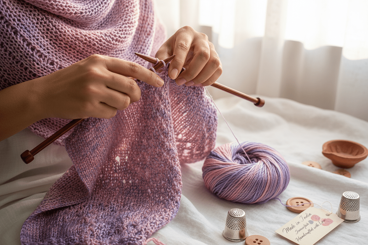 Knitsilk 3 Ply 100% Mulberry Silk Lace Weight Yarn | Perfect for Knitting & Crocheting and Weaving | Fine Quality Silk Yarn for Luxurious Creating Projects.(50 Grams – 260 Yards, Orchids)(Pack of 3)