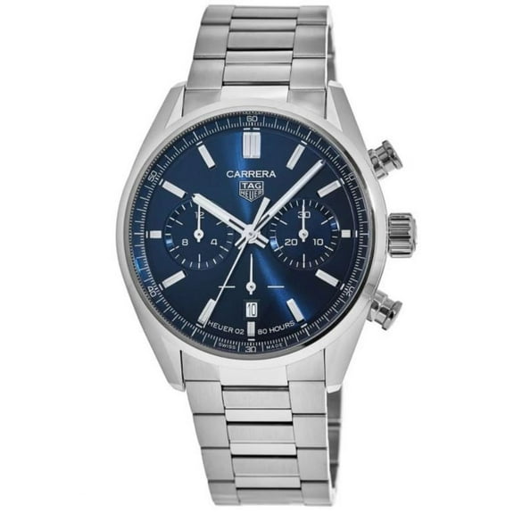 Tag Heuer Carrera Men's Blue Swiss Automatic Chrono Watch CBN2011.BA0642