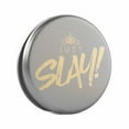 thumbnail image 2 of Impressions Vanity Slayessentials Just Slay Hand Held Compact Makeup Mirror, Magnifying (Silver), 2 of 7