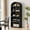 Black, variant on Rugerasy 71.65in Tall 5 Shelf Bookcase with Doors Arched Bookshelf,Bookcase Farmhouse Cabinet with Shelves,Wooden Bookshelves for Home Office,Living Room,Gray