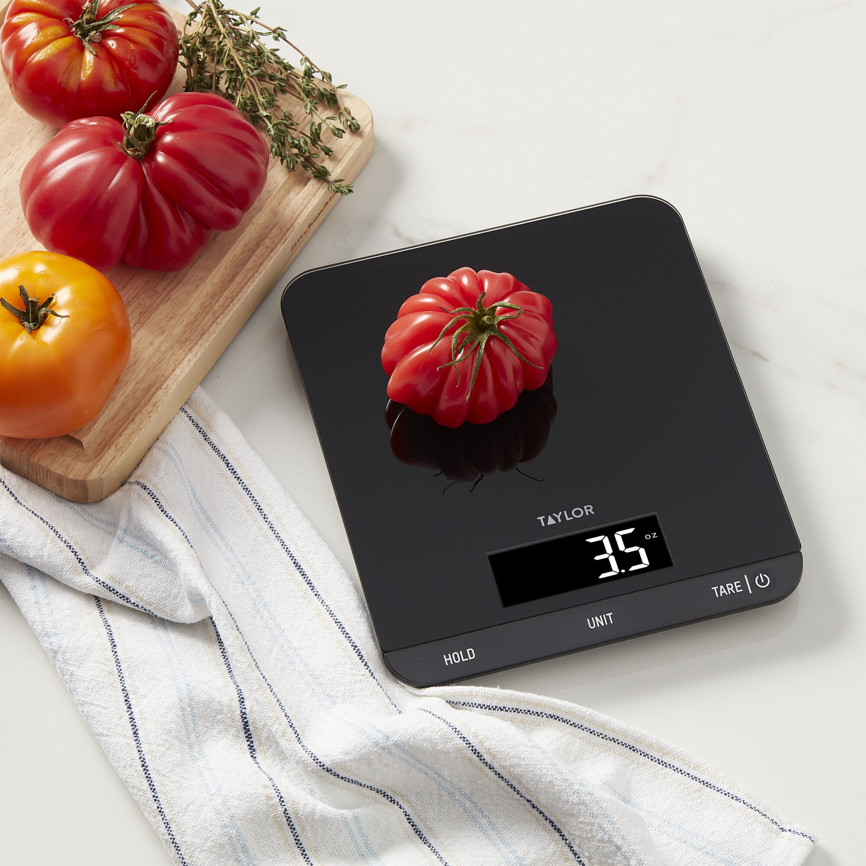 Taylor 33 Lb Digital Kitchen Scale, Black photo 5