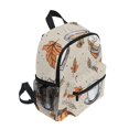 thumbnail image 2 of FORMRS School Backpack with Front Zippered Pocket 12" Student Travel Daypack, Fall Coffee, 2 of 6