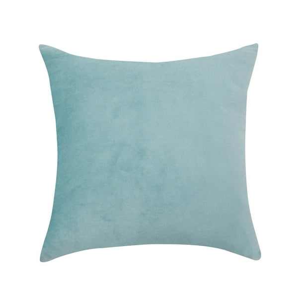Dormitorio Sala de estar Balcón con cojín de felpa Funda de almohada de color sólido Almohada Respaldo de otoño e invierno Wmkox8yii HFSH4313