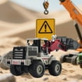 thumbnail image 4 of Realistic Pull Back Forklift Toy for Toddlers, Durable Alloy Construction Vehicle Heavy Equipment Toy Mimics Real Dump Truck Bulldozer and Excavator Action for Indoor or Outdoor Play, 4 of 6
