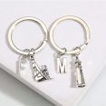 thumbnail image 2 of Couple Metal Handbag Backpack Keyring Confirmation Gift Valentine's Day Wedding Gift, silver, 2 of 5