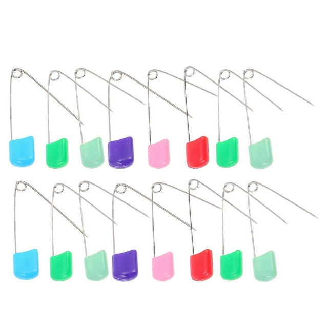 Baby Diaper Safety Brooches for Diaper Use 100Pcs Assorted Color Pins