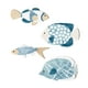 thumbnail image 2 of 4 piezas de decoración de pared de peces de madera con temática de playa, náutico costero para dormitorio, comedor, baño oceánico, hotel., 2 of 8