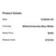 thumbnail image 5 of Ni - ke FJ5934-101 Men’s 8 Ni - ke Air Jordan 9 Retro Low Golf Shoes Carolina Blue, 5 of 5