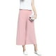 thumbnail image 1 of Guardurnaity Pantalones sueltos de mujer de cintura alta plisados pantalones largos casuales de Color sólido de verano Prendas para la parte inferior del cuerpo Rosado, 1 of 6