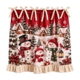 thumbnail image 2 of Christmas Oven Skirts for Stove Holiday Oven Door Cover,Christmas Oven Skirt and Stove Curtain with Ruffle Trim, Farmhouse Oven Skirt Curtain for Xmas Holiday Winter Kitchen Decor, 2 of 4