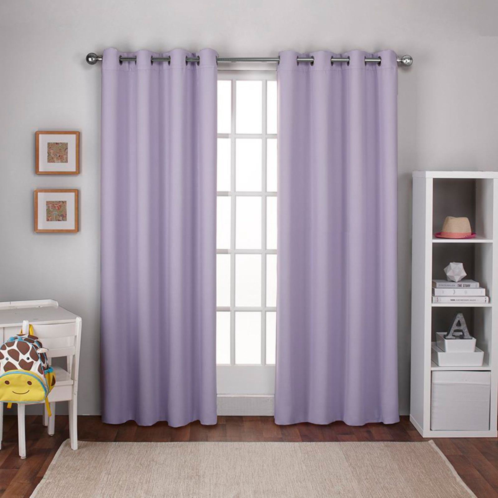 Textured Woven Blackout Grommet Top Curtain Panels by Exclusive Home