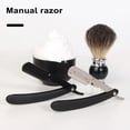 thumbnail image 1 of Razor Manual Shaver Shelf Ergonomic Design Stable Blade Fixing Comfortable Grip Convenient to Use Razor Holder Without Blade, 1 of 8