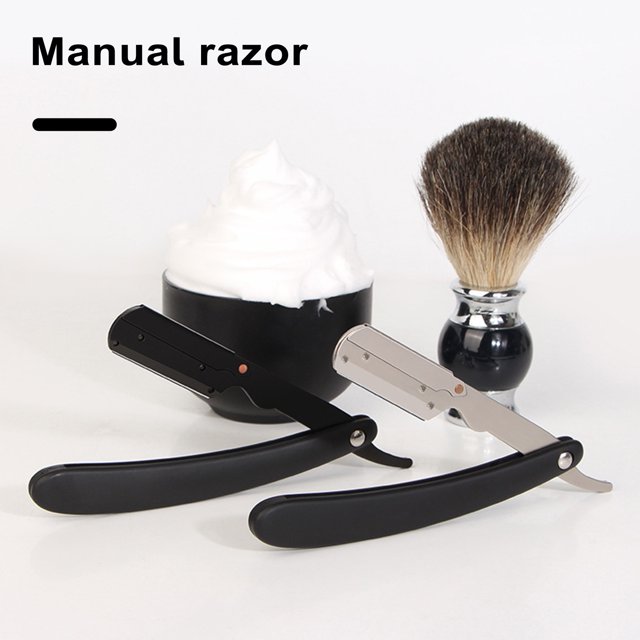 Razor Manual Shaver Shelf Ergonomic Design Stable Blade Fixing Comfortable Grip Convenient to Use Razor Holder Without Blade