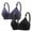 Blue-4, variant on JIUKE 2PCS Wireless Bra for Women Push up Comfy Seamless Bralettes Soft Full Coverage Everyday Bra Beige M
