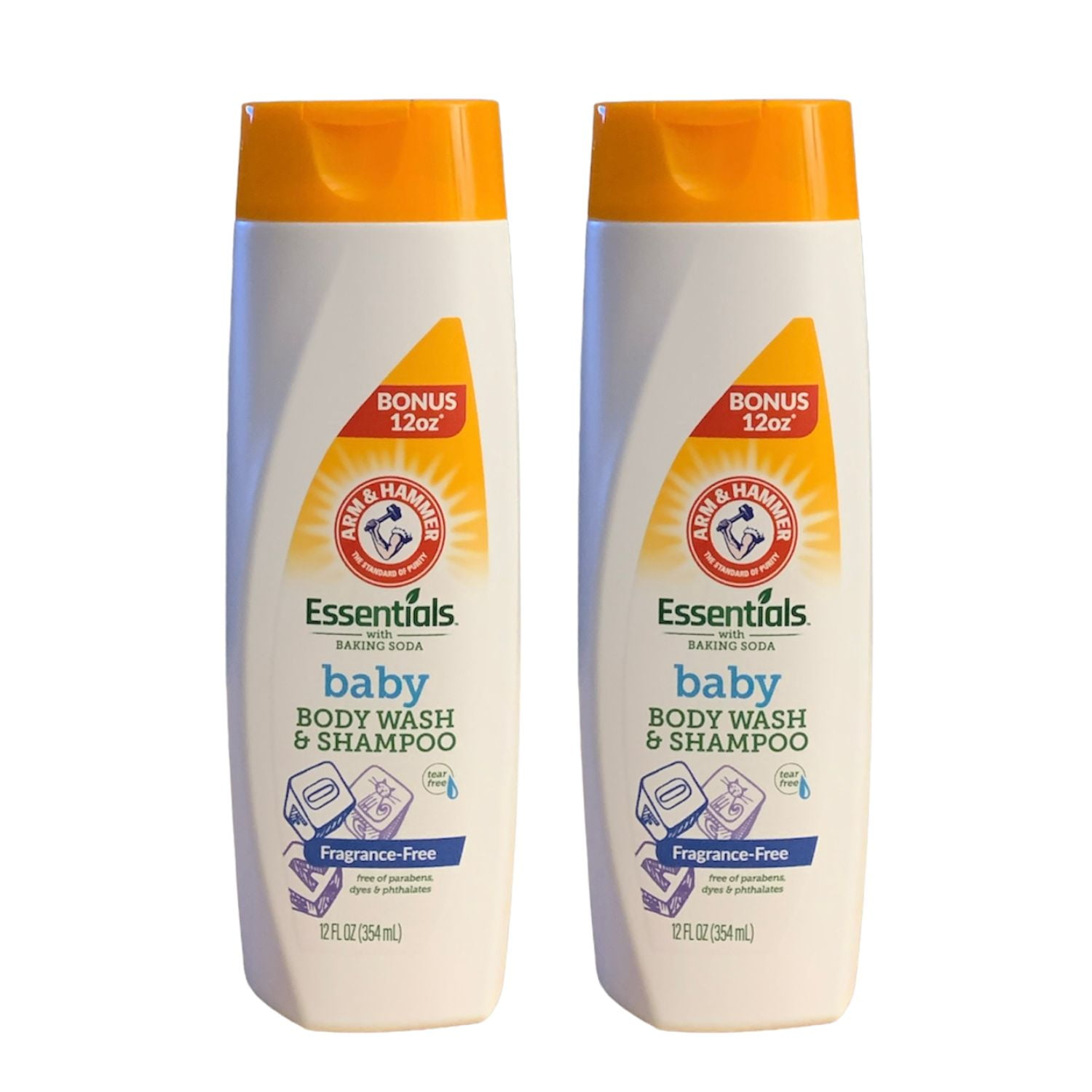 Arm & Hammer Essentials With Baking Soda Baby Body Wash and Shampoo