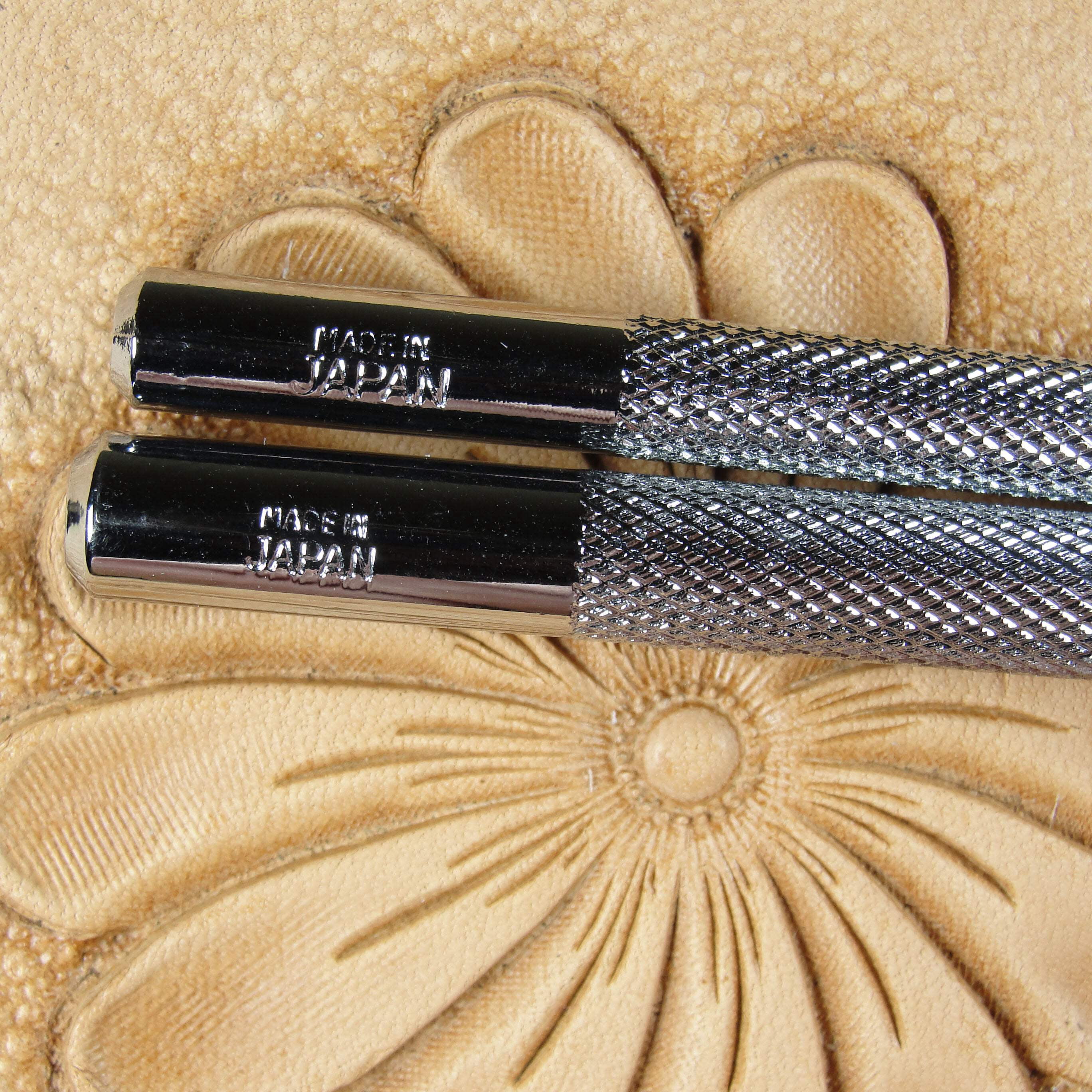 Pebble Background Leather Stamps, Set of 2 Stamping Tools