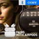 thumbnail image 5 of Reproductor de CD Coby CD201 portátil Bluetooth con radio FM y AUX, 5 of 8