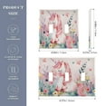thumbnail image 3 of 3 Gang Light Switch Cover Plate Watercolor Cute Unicorn Wall Plate Decorate Electrical Outlet Cover Plates 4.56”x4.48”, 3 of 8