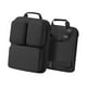 thumbnail image 4 of Maleta con ruedas, bolsa de chaleco, compacta, para viajes, negocios, electrónica. Negro, 4 of 9