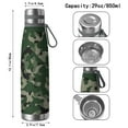 thumbnail image 3 of Camouflage 29oz Stainless Steel Insulated Thermos with Tea Filter, 360° Printed Travel Bottle, Leakproof BPA-Free Flask with Anti-Slip Base, 304 Inner & 201 Outer, Vacuum Cup, 3 of 6