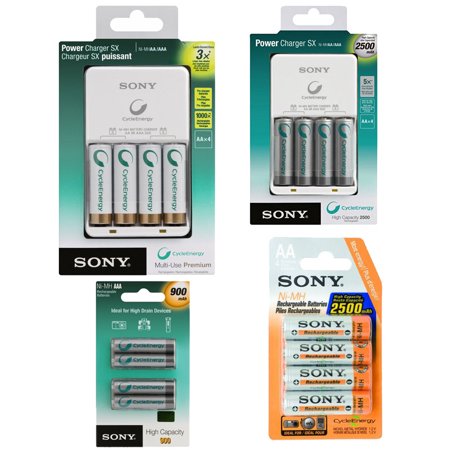 Sony Bcg34hh4kn Cycle Energy Nimh Power Charger W 2500mah sony bcg34hh4kn cycle energy nimh power charger w 2500mah