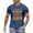 Dark Blue, variant on toraway Summer Clothes Pocket Protector for Men Shirt with Badge Mens Casual Soft and Comfortable Small Printed Cotton T Shirt with Rund Neck and Short Sleeves XXXL