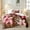 Pink, variant on 8 Pieces Comforter Set Cheetah Printed Comforter Set with Sheet Set Soft and Comfortable Pink Flower and Leopard Printed Bedding Comforter Sets for Girls and Women