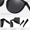 thumbnail image 4 of Fozono Classic Round Polarized Sunglasses for Women FZN825, 4 of 6