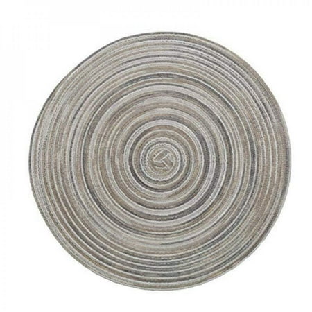 

Mats Pads Coaster Round Braided Placemat Anti Scald Elegant Beautiful Home Decoration Clearance