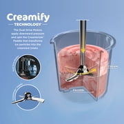 Ninja CREAMi Ice Cream Maker, for Gelato, Mix-ins, Milkshakes, Sorbet, Smoothie Bowl, 7 One-Touch Programs, (2) 16 Oz Pint Containers & Lids, NC301 Cloud Silver