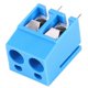 thumbnail image 5 of Bloque de terminales, 50 piezas Conector de terminal de circuito de 2 pines de 5,0 mm Conector eléctrico Parte superior de la línea, 5 of 8