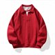thumbnail image 4 of pstuiky Camisas de manga larga de invierno para hombre, Sudadera con capucha de dos piezas con solapa y manga larga con bloques de color para hombre camisetas de hombre xl, 4 of 9