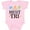 AD-Pink, variant on Triathlon Sports Quote Must Tri Boys or Girls Baby Bodysuit