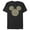 Black, variant on Men's Mickey & Friends Cheetah Print Mickey Mouse Logo Graphic Tee Cardinal Small