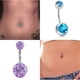 thumbnail image 3 of AceFun - Piercing para ombligo de 0.49 oz, acero quirúrgico, bola colorida, circonita brillante, piercing para ombligo, joyería para mujeres y niñas, 3 of 5