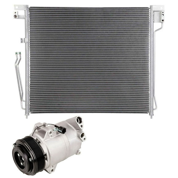 For Nissan Pathfinder V6 2008-2012 OEM AC Compressor w/ A/C Condenser Drier - BuyAutoParts