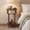 Brown, variant on FOROUTIA Farmhouse Rectangular Nightstand with 2 Drawers, Carved Wood Side Table with Shelf, Vintage Bedside Table for Bedroom Living Room, White